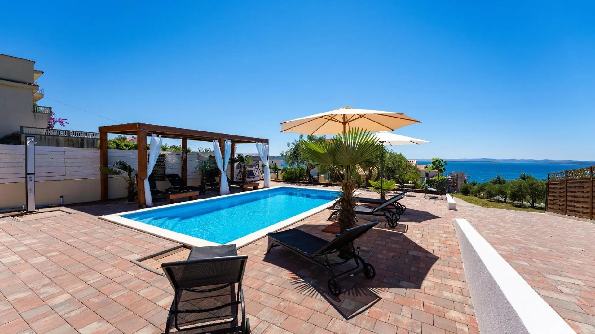 My Dalmatia - Sea View Villa Tonka With Private Swimming Pool And Home Gym Pakostane