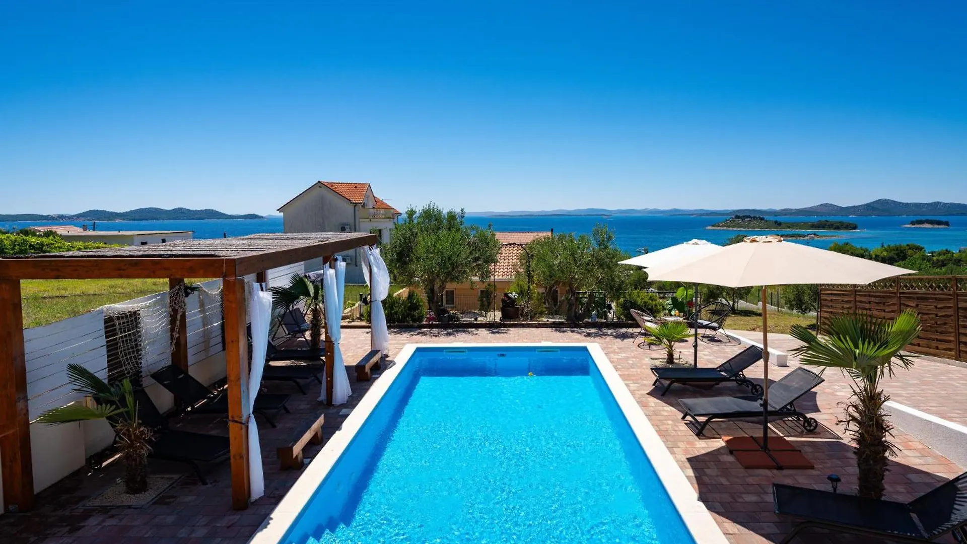 My Dalmatia - Sea View Villa Tonka With Private Swimming Pool And Home Gym Pakostane Holiday home