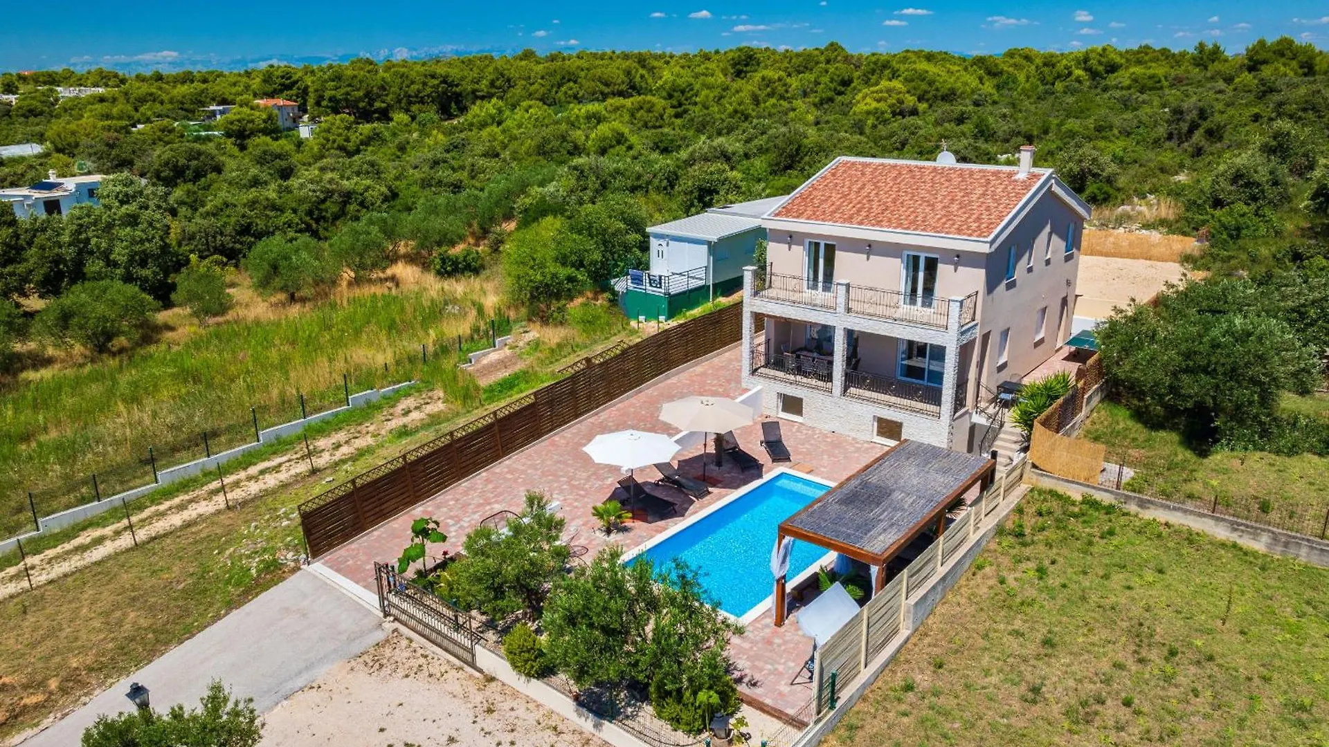 My Dalmatia - Sea View Villa Tonka With Private Swimming Pool And Home Gym Pakostane